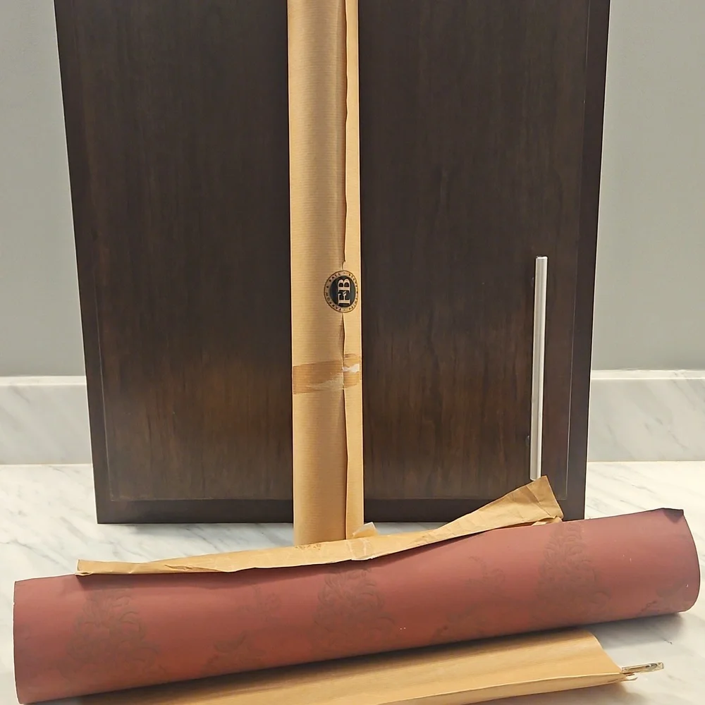 Farrow & Ball Rosslyn Wallpaper In Deep Red/Marroon